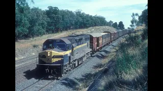 Australian Railways: Victoria North-East line,  1980 Part One,  digitised cine with sound.