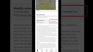 2 Month YouTube Premium 😱 | Youtube Premium 2 month Trial | #shortsfeed #shorts