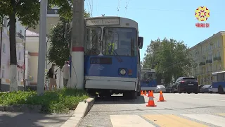 В Чебоксарах, около остановки «Гостиница Чувашия», произошла авария