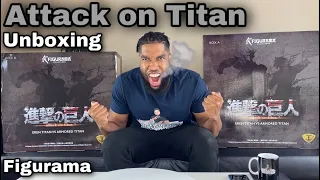 FIRST Attack on Titan Unboxing | Eren vs Armored Titan | 1/3 Scale Elite Exclusive Statue | Figurama