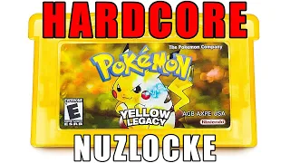 I Nuzlocked This PokeTuber's Pokemon Yellow rom hack! (it was actually hard)