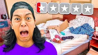 Staying at the WORST RATED Hotel in AMERICA! *SHOCKING*