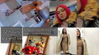 72 Hours in my life as a single parent living in london| shopping| errands| lifestyle | cooking 🥘