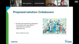 Webinar on the Collaborare project, 4 April 2024