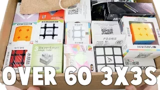 My BIGGEST Unboxing Ever! 60+ 3x3s | TheCubicle.us