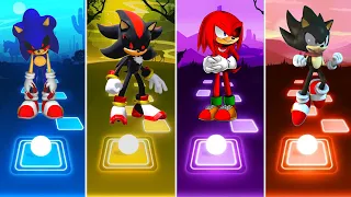 Sonic Exe 🆚 Shadow Exe 🆚 Knuckles Exe 🆚 Dark Sonic || Tiles Hop Gameplay 🎯🎶