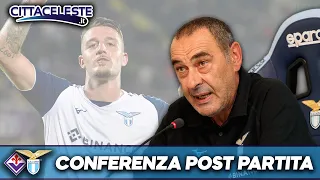 Fiorentina-Lazio 0-4 | Sarri in conferenza: "Maestrelli un mito, il mio sogno con la Lazio è..."