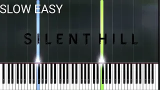 Silent Hill Theme - Promise Reprise | SLOW EASY Piano Tutorial