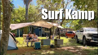 Rainy, Windy, Sunny Camping, Surf Kamp