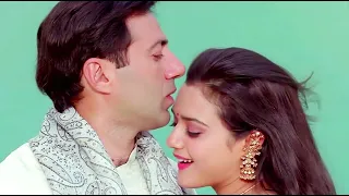 Dekhe Bhi To Kya Dekhe Tumhaare Siva 💘 90's Love 💘 HD, Sunny Deol, Preity Z | Lata M, Udit Narayan