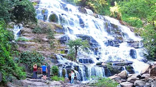 Mae Ya Waterfall, The Most Beautiful Waterfall in Chiang Mai, Doi Inthanon National Park Thailand