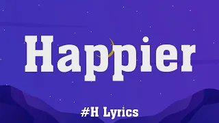 Olivia Rodrigo - Happier (Mix Lyric Video) | Conan Gray, Madison Beer,...