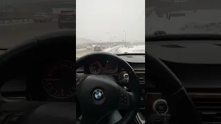 BMW e 90, зима на бмв, е90, немного снега. BMW sedan 1516