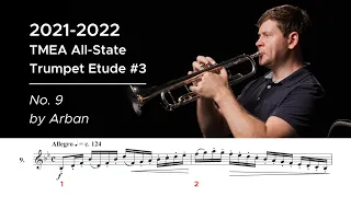 2021-2022 TMEA All-State Trumpet Etude #3 - No. 9 by Arban