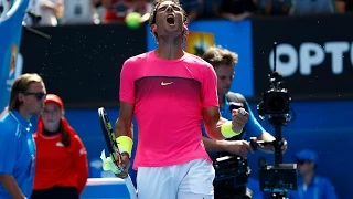 Mikhail Youzhny v Rafael Nadal highlights (1R) - Australian Open 2015