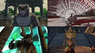 Main Kung Fu Panda Villains' Entrance, First Meeting Po, and Defeat