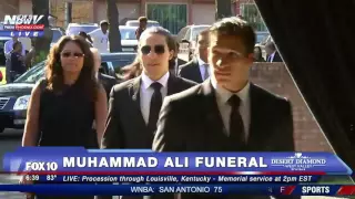 FNN: Loved Ones Arrive at Funeral Home Prior to Muhammad Ali Funeral Procession