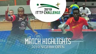 Aruna Quadri vs Christian Ntumba Ngeleka | 2019 ITTF Nigeria Open Highlights (R64)