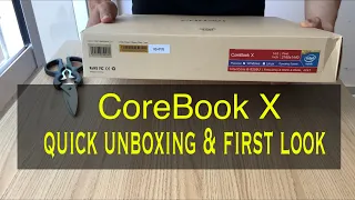 Chuwi CoreBook X Upgraded i5-8259u (Unboxing and first look)