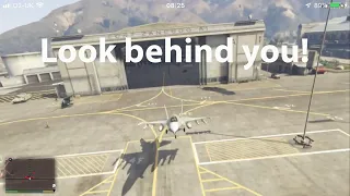 Easiest ways to steal a jet in GTA V (P-996 Lazer)