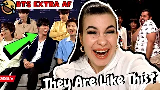 BTS being Extra AF in America | FIRST REACTION (Funny AF)