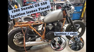 1980 Suzuki GS 550 Ignition Issues fixed