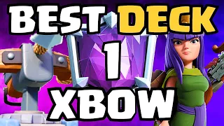 EASY WINS USING BEST XBOW DECK! (CLASH ROYALE)