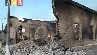 Руины Славянска после обстрела 8 июня 2014