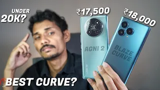 Lava Blaze Curve 5g vs Lava Agni 2 - Best Curved Display Phone Under 20000 ?😲