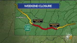 Pa. Turnpike Closed For The Weekend