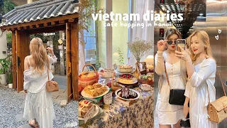 vietnam diaries 🇻🇳 cafe hopping in hanoi, egg coffee, sunset views 🌅 motorbike ride!