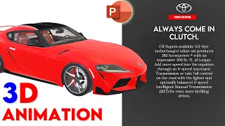 PowerPoint 3D Animation | TOYOTA Inspired PowerPoint Morph Presentation