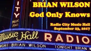 Brian Wilson : God Only Knows : Radio City Music Hall (The Beach Boys)