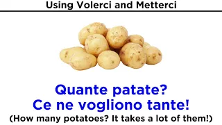 Italian Grammar: Verbi Pronominali - Volerci e Metterci