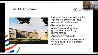 Navigating the World Trade Organization (WTO): Locating and Opening Doors