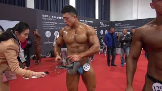 china bodybuilding backstage, 2018 nationals