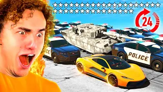 Playing GTA 5 Without BREAKING LAWS For 24 Hours!