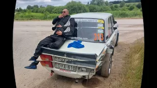 Rakovszky Levente - Réti Attila Lada VFTS Mecsek Rally Gy8 Crash