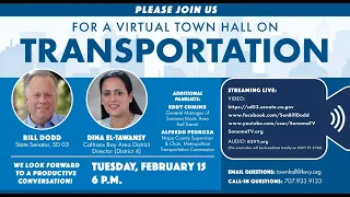 Senator Dodd: Virtual Town Hall on Transportation