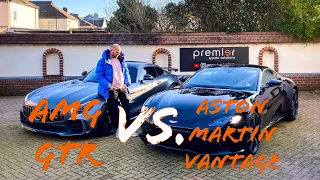 Head 2 Head - Mercedes AMG GTR Vs Aston Martin Vantage (BRUTALLY HONEST) Review