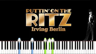 Puttin' On the Ritz - Irving Berlin | Piano Tutorial | Synthesia | How to play