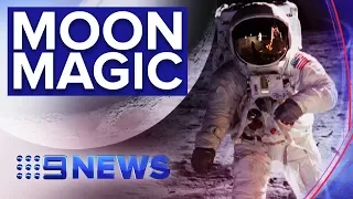 Fresh footage of moon landing uncovered 50 years on | Nine News Australia