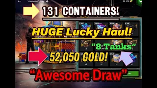 wot Blitz Crate Opening Awesome Draw 131 Containers in 4K! wotb