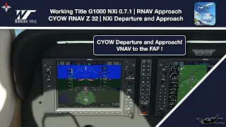 (Sim Video) WT G1000 NXi 0.7.1 | RNAV Flight | VNAV to the FAF!
