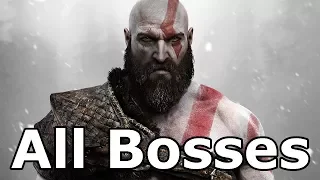 God Of War 4 - All Boss Fights / All Bosses And Ending