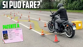 FACCIO L' ESAME DELLA PATENTE CON L'HARLEY!