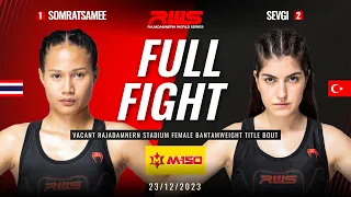 Full Fight l Somratsamee vs. Sevgi Venum Muay Thai l โสมรัศมี vs. เซฟกี้ วีนั่มมวยไทย l RWS
