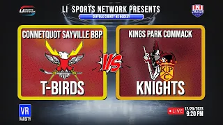 SCHSHL Varsity Hockey | Kings Park Commack Knights Vs Connetquot Sayville BBP T-Birds