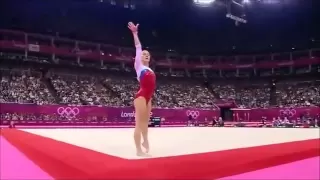Gymnastics Artistic - Ksenia Afanasyeva (Russia) Floor Exercise 2012 London Olympics