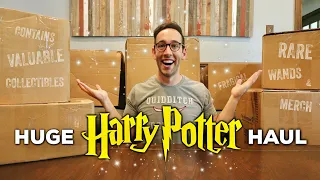 My HUGE Harry Potter Collection HAUL Unboxing | Rare & Valuable Merchandise!